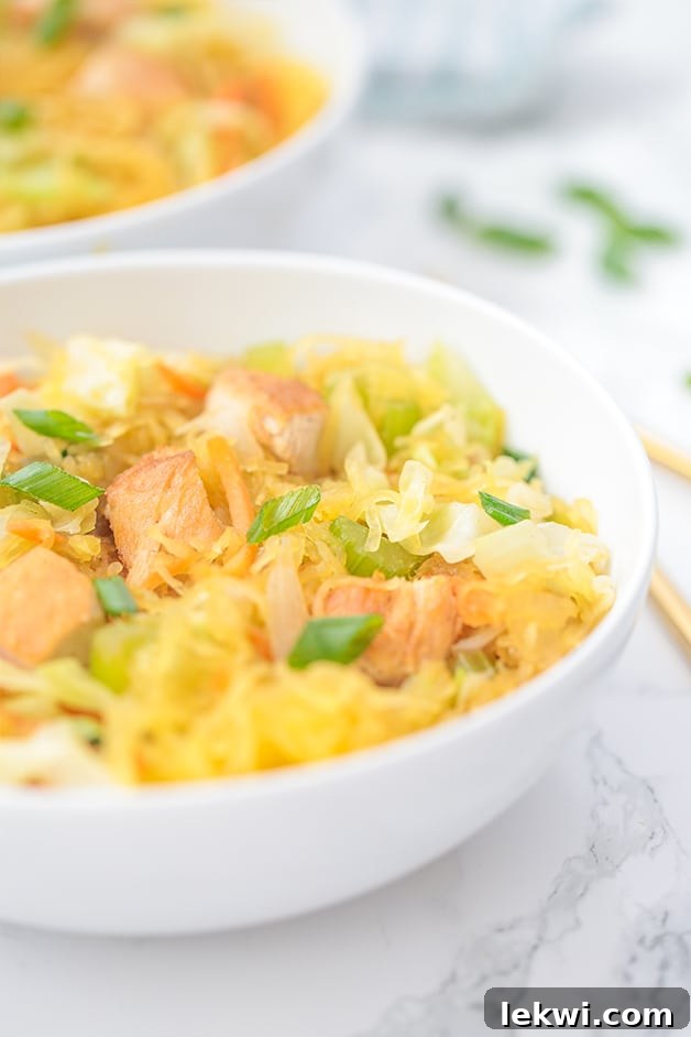 A white bowl filled with chow mein.