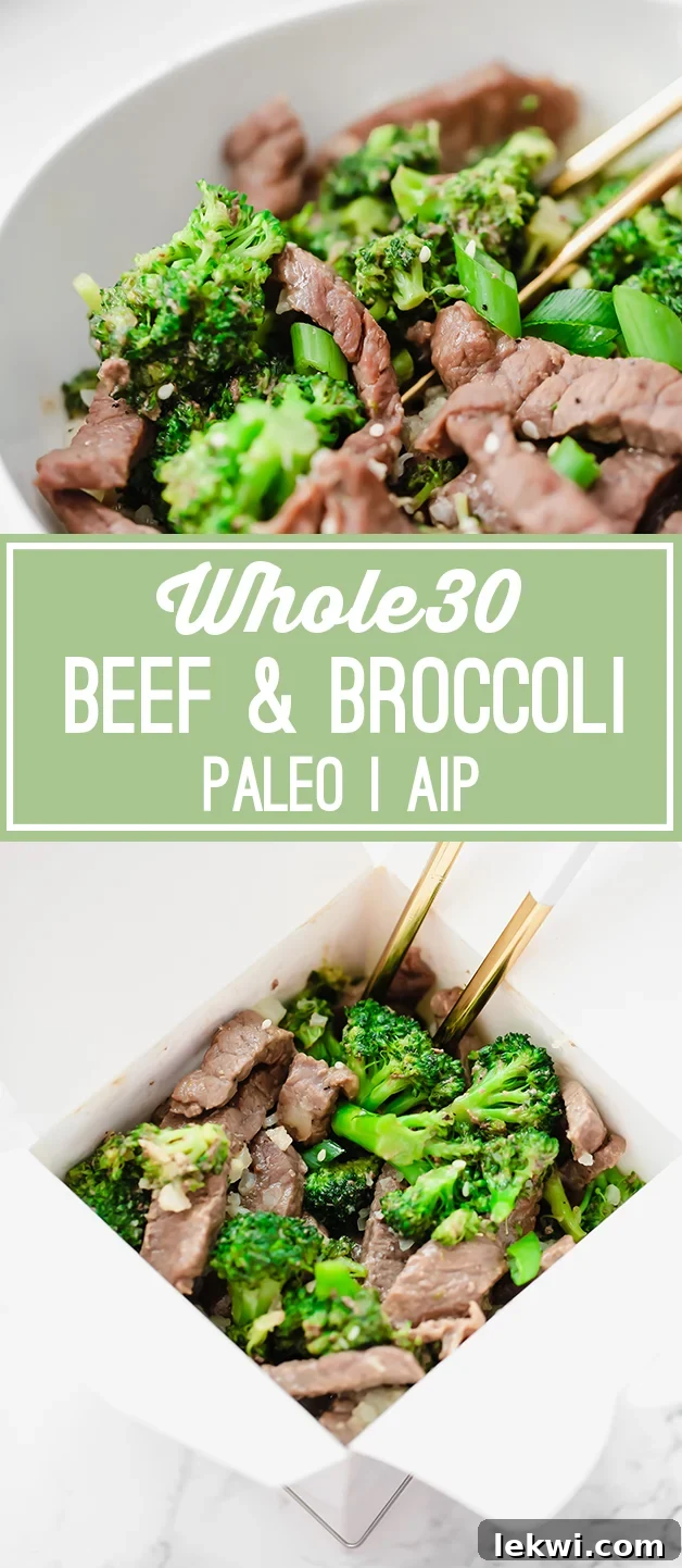 Easy Beef and Broccoli (Paleo, Whole30, AIP)