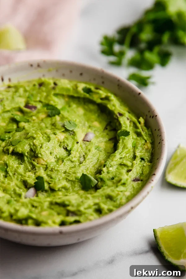Bowl of AIP Guacamole.