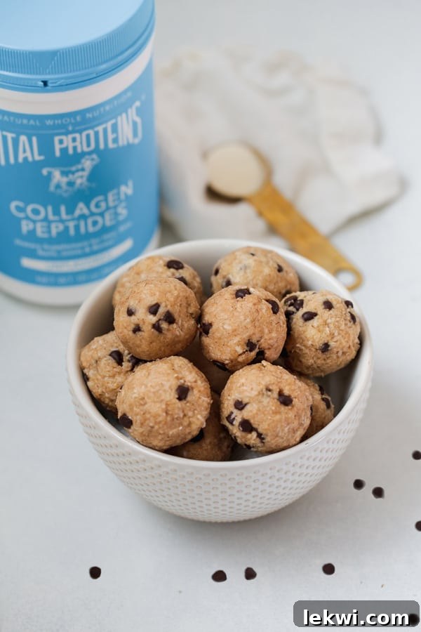 Irresistible no-bake cookie dough bites arranged beautifully