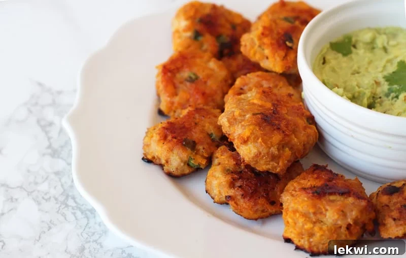 Sweet Potato Chicken Poppers (Paleo, AIP)