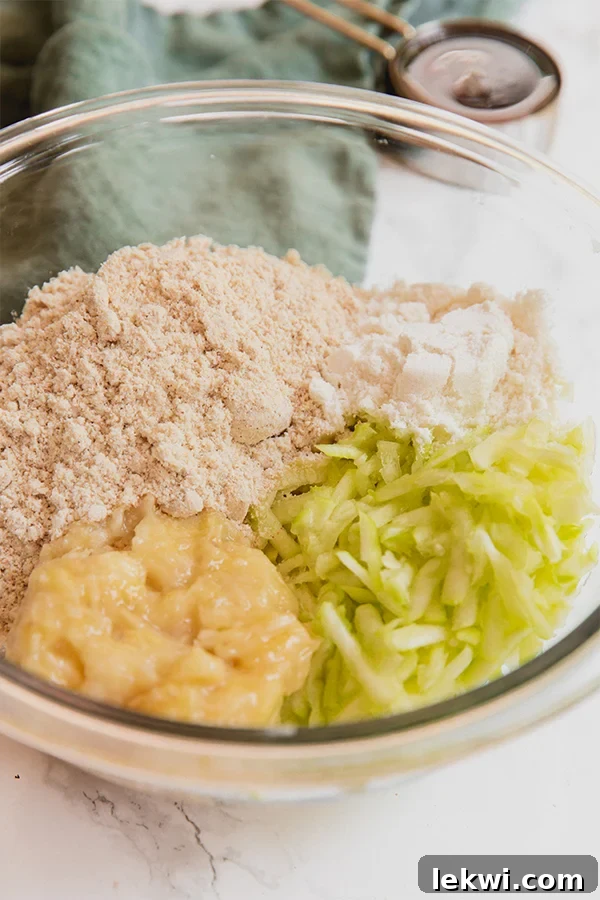 zucchini muffin ingredients 