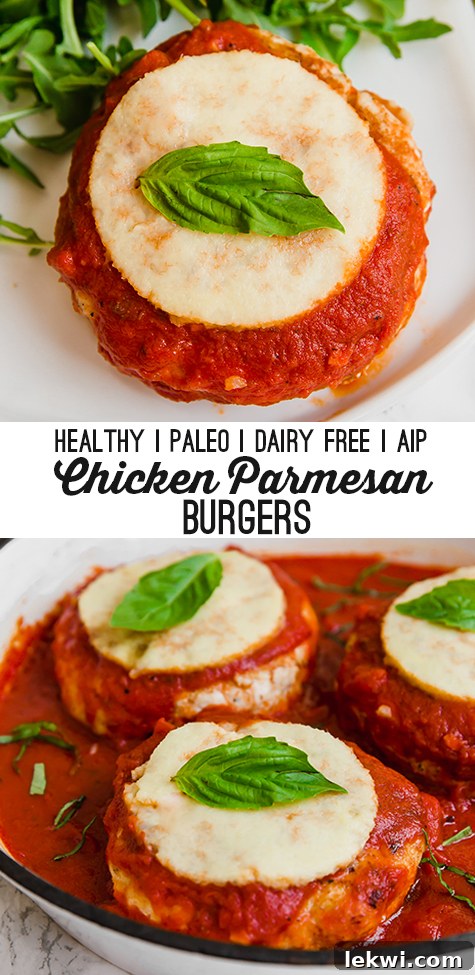 chicken parmesan burgers