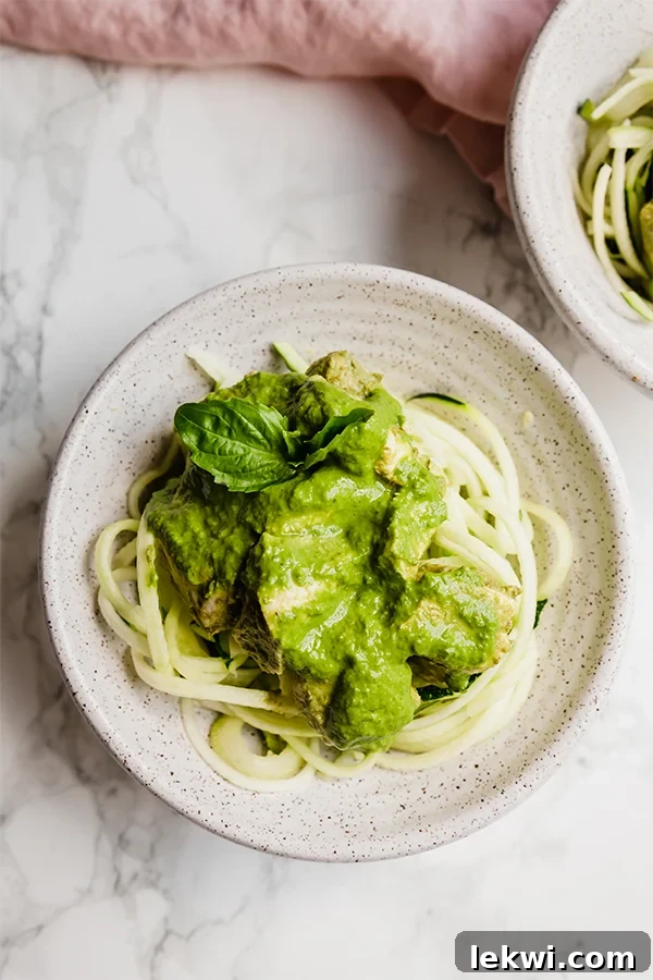slow cooker chicken pesto